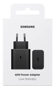 SAMSUNG POWER ADAPTER 60W USB-C EP-T6010NBEGWW BLACK