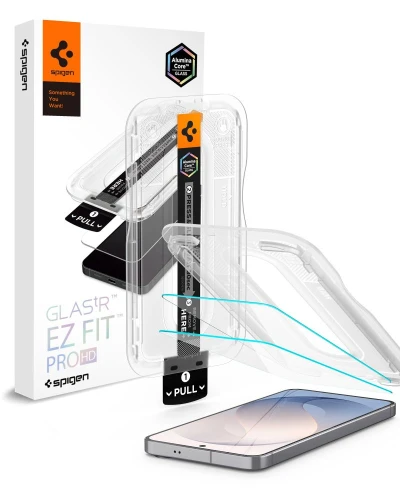 SPIGEN SZKŁO HARTOWANE Samsung Galaxy S26 FE S741B Glas.Tr ”ez Fit” PRO 2-Pack